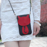 Small Cat Women Messenger Bag Crossbody Purse for Girls