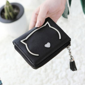 Women's Lovely Small Fresh Two-Fold Change Purse