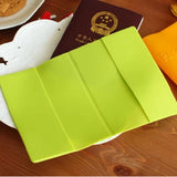 Candy Colors Passport Holder Leather Bag