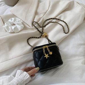 All-Match Diamond Messenger Bag Ladies Small Square Bag