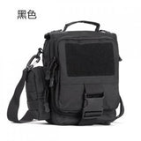 Unisex Camouflage Messenger Bag with Removable Pouch