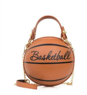 Basketball Football Crossbody Bags Women Acrylic Chains Bag