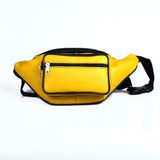 Yellow 100 Lambskin Freebag Waist Bag