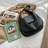 Women Pu Leather Shoulder Bag Vintage Large Capacity Messenger Handbag