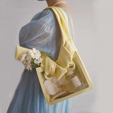 Summer Beach Small Bag Transparent Messenger Bag Female Bag One-Shoulder Armpit