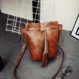 Spring Summer Women's Bucket Shoulder Bag Small Slung Bag