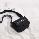Cartoon Canvas Shoulder Bag for Women