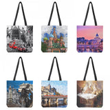 Tourist Attractions Retro Shoulder Bag Customized