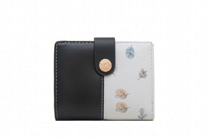 Women's Short Wallet Two-fold Zipper Buckle Creative Zero Wallet
