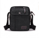 Casual Small Messenger Bag Canvas Shoulder Bag Outdoor Travel Bag