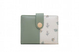 Women's Short Wallet Two-fold Zipper Buckle Creative Zero Wallet