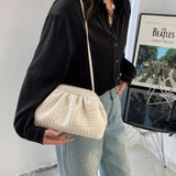 Chain Shoulder Bag Women Portable Bucket Bag Messenger Bag