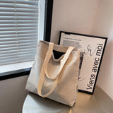 Corduroy Shoulder Shopping Bag for Autumn and Winter