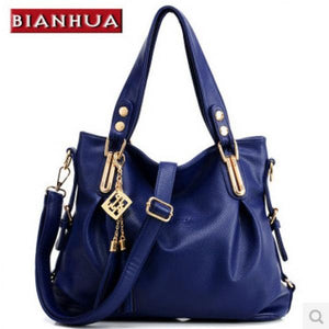 Tassel Large Tote Bag Shoulder Bag for Women with Tassel Detail