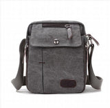 Casual Small Messenger Bag Canvas Shoulder Bag Outdoor Travel Bag