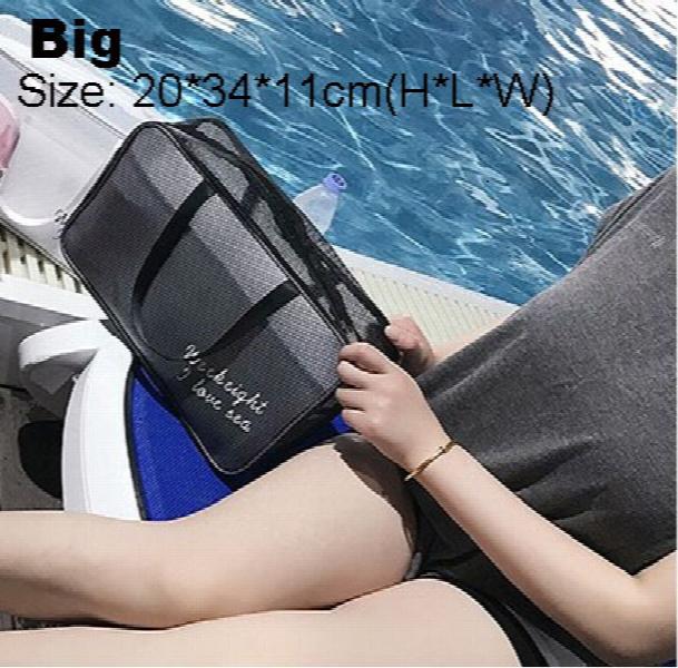 2PCS Pvc Travel Makeup Bag Organizer Waterproof Women Cosmetic Bags