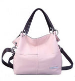 Women Messenger Bucket Bags PU Leather Small Shoulder Schoolbag