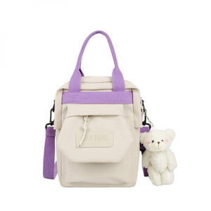 Women Mini Handbag Straw Beach Clutch Zipper Small Shoulder Bag