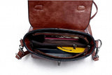 Vintage Leather Female Top-handle Bags Small Women Handbag