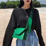Red Happy Tofu Shoulder Bag Mini Square Chain Small Bag