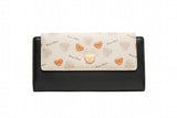Purity Wallet Women's Long Wallet PU Bear Buckle Zipper Handbag