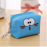 Cute Cartoon Wallet PU Leather Coin Key Bag Female Handbag Zipper Zero Wallets