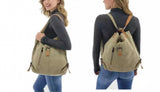 Winter Canvas Women Shoulder Bags Large Capacity Backpacks for School Travel