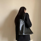 Large Capacity Shoulder Bags Women Shopping Tote Bag Travel Vintage Ladies Ins H