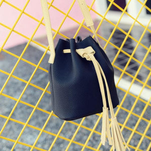 Small Bucket Bag Messenger Women Crossbody Handbags Organizer