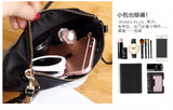 Envelope Shaped PU Leather Clutch Bag Crossbody Messenger Shoulder Zipper