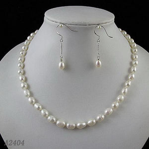 Freshwater Cultured Pearl Choker Necklace Set