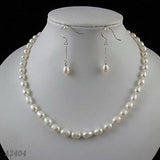 Freshwater Cultured Pearl Choker Necklace Set