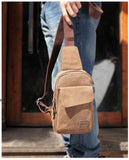 Canvas Waist Packs Travel Chest-Bag Cross Body Bags