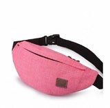 Men Waist Bag Pack Canvas Hip Bag Fanny Pouch