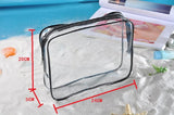 3pcs/Set Waterproof Travel Storage Bag Toiletries Organizer Skin Care Pack