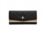 Pritti Women's Long Wallet with Zipper Buckle Embossed Design