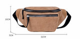 Corduroy Waist Bag Women's Chest Bag