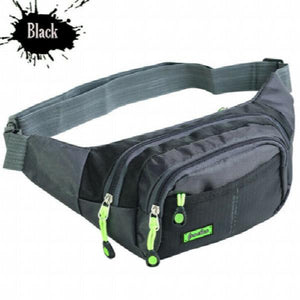 Waterproof Running Belt Bum Waist Pouch Fanny Pack Bag