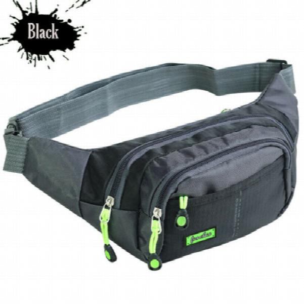 Waterproof Running Belt Bum Waist Pouch Fanny Pack Bag