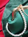 Vintage Women's Handbags Crossbody Bag Bead Diamond Lay Bag Shell Lock Bags