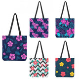 Plants and Flowers Print Totes Bag Eco Shopping Large Bags
