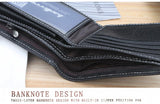 Men's Leather Business Wallet - Men Wallets