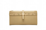 Priti long women's purse Pu small fresh buckle zipper multifunctional