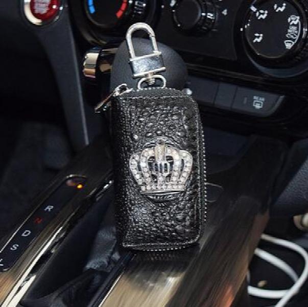 Crocodile Pattern Key Case Large Capacity Organizer