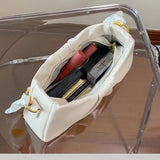 Small Flap Underarm Bag Wrinkled Cloud French Shoulder Bag