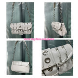 Y2K Girls Small Shoulder Bags Women PU Leather Crossbody Handbags