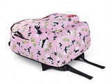 Pink Panda Bamboo 3D Printing Softback Notebook Bag Casual Backpack