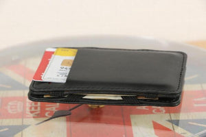 Vintage Leather Mini Wallet Bifold Card Holder