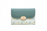 Purity Wallet Women's Medium Long Wallet Small Fresh Print