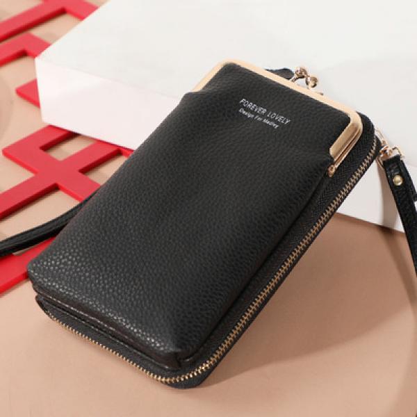 Yellow Mini PU Leather Shoulder Bag for Girls